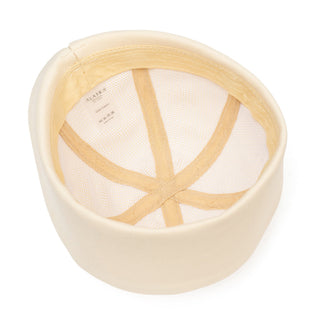 Sailor Cotton Folded Brim Hat in Ivory