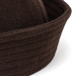 Sailor Collare Hat in Dark Chocolate