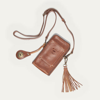 Signature Zip Phone Crossbody - Glamourous Grace