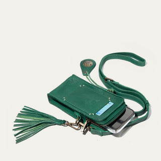 Signature Zip Phone Crossbody - Glamourous Grace