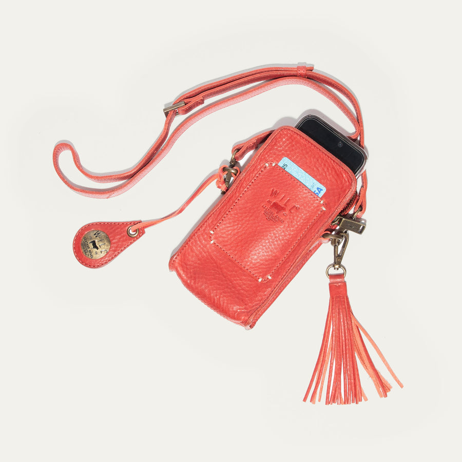 Signature Zip Phone Crossbody - Glamourous Grace