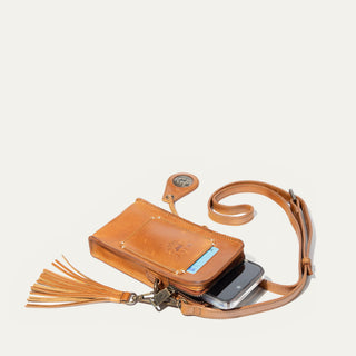 Signature Zip Phone Crossbody - Glamourous Grace