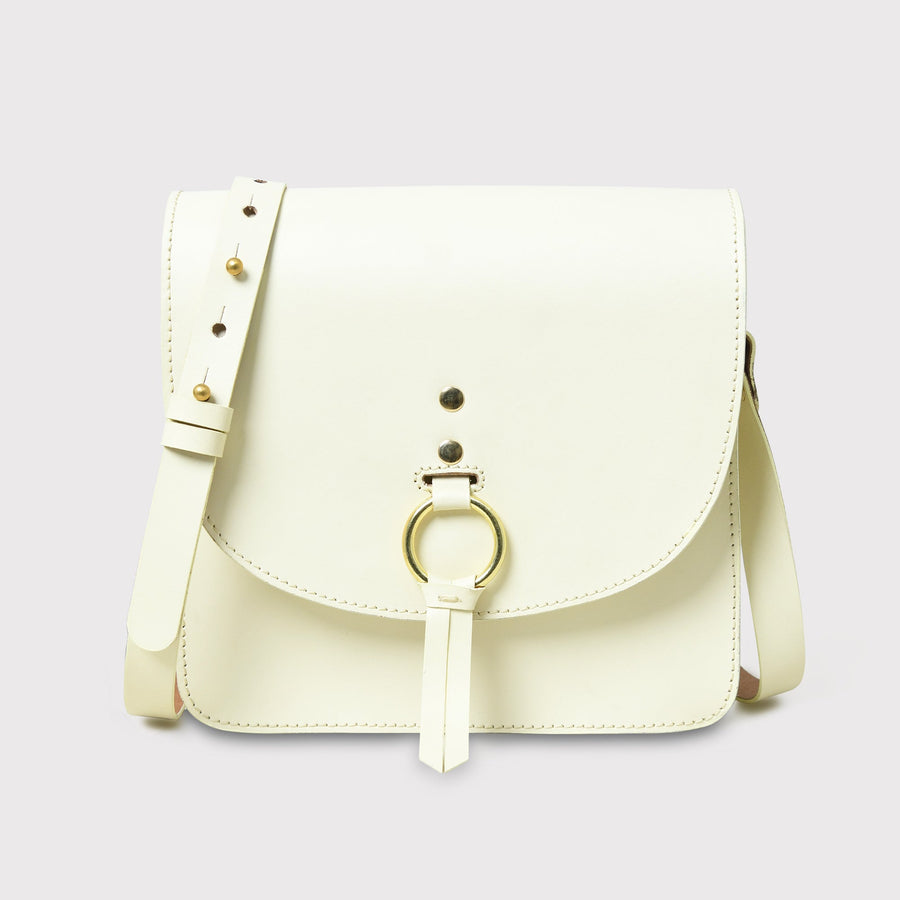 White Elegance Crossbody Sling Bag - Glamourous Grace