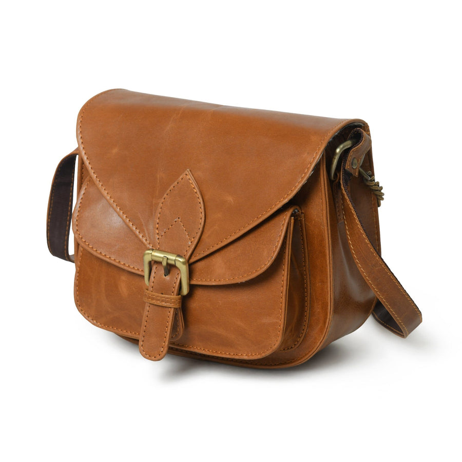 The Molina Satchel- Tan Brown - Glamourous Grace