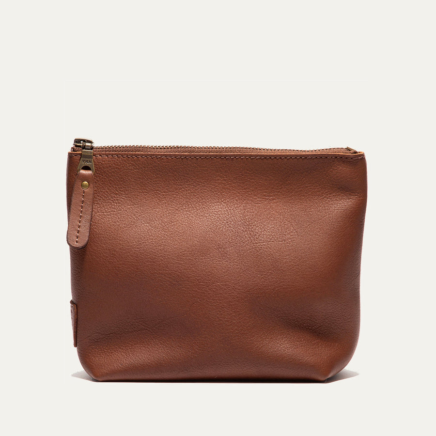 Seneca Square Leather Pouch - Glamourous Grace