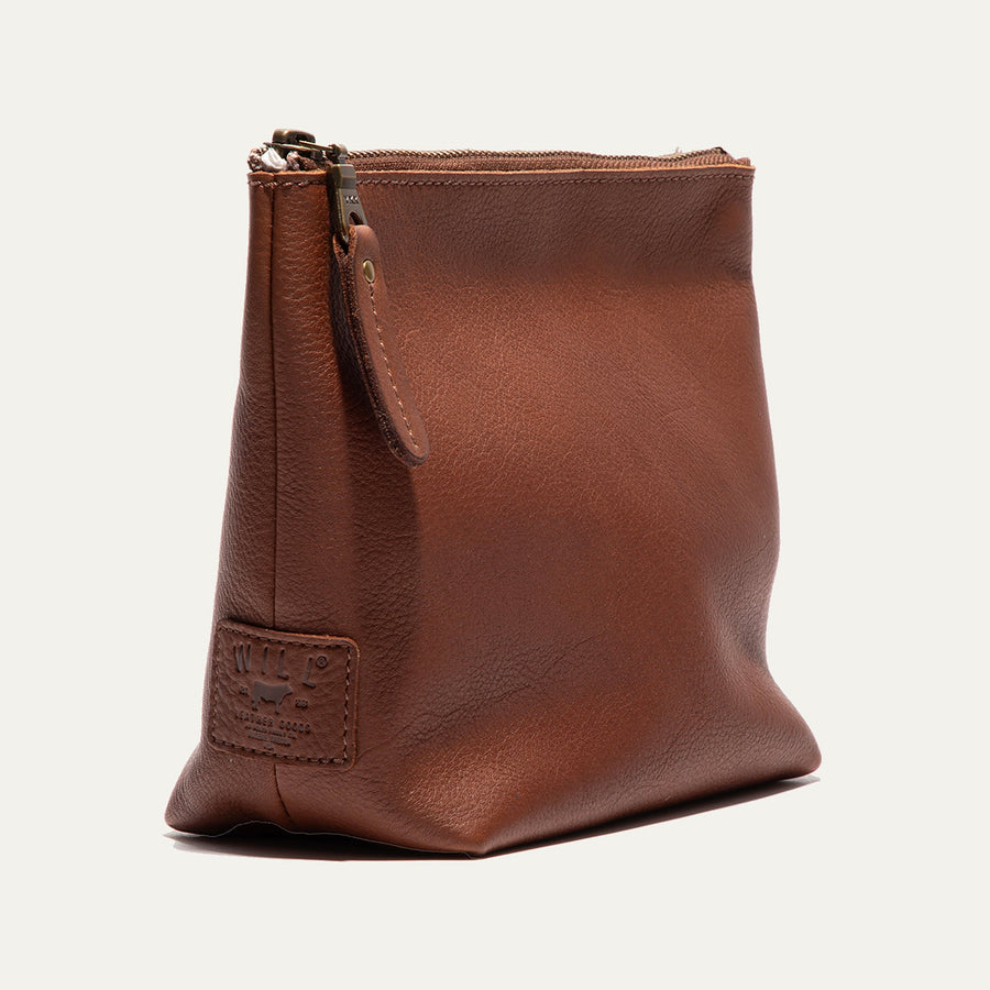 Seneca Square Leather Pouch - Glamourous Grace