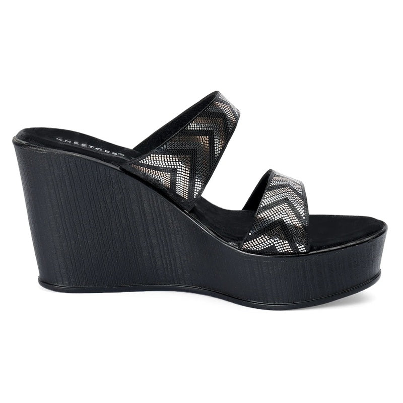 Zelda - Black Wedges - Glamourous Grace