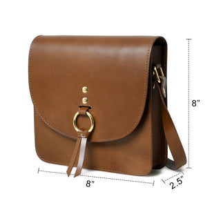 Brown Elegance Crossbody Sling Bag - Glamourous Grace