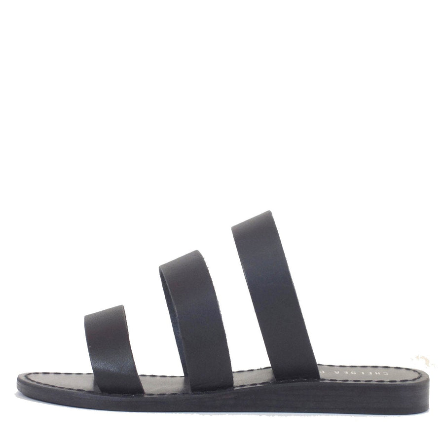 Trigg Leather Slides - Glamourous Grace