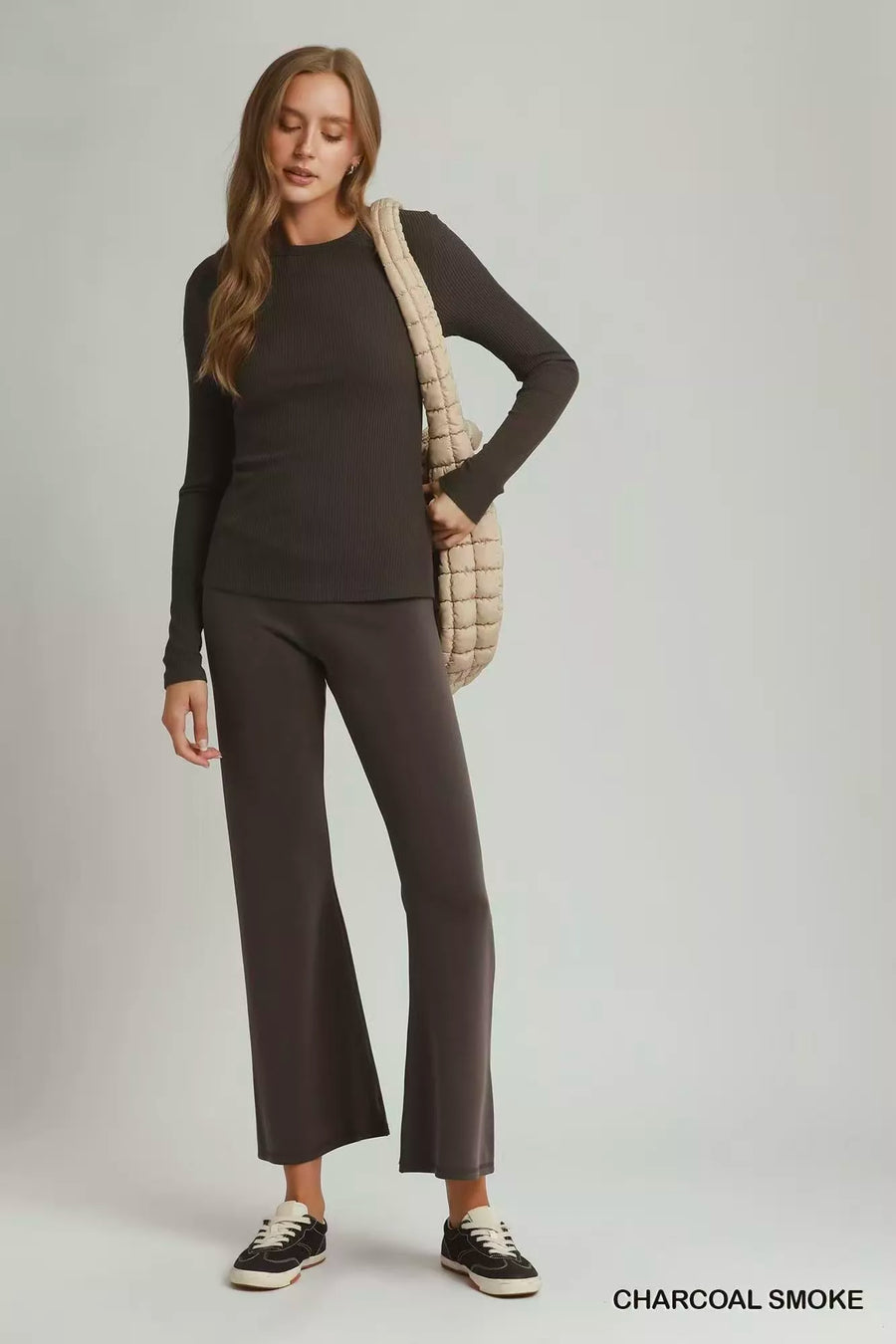 Umgee Brushed Rib Long Sleeve Top - Glamourous Grace