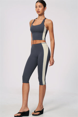 The Sandstone Tank Top Capri Leggings 2-Piece Set