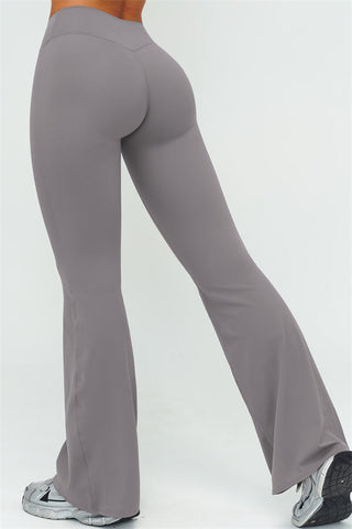The Lushness Y-Back Sports Bra Flared Leggings 2-Piece Set