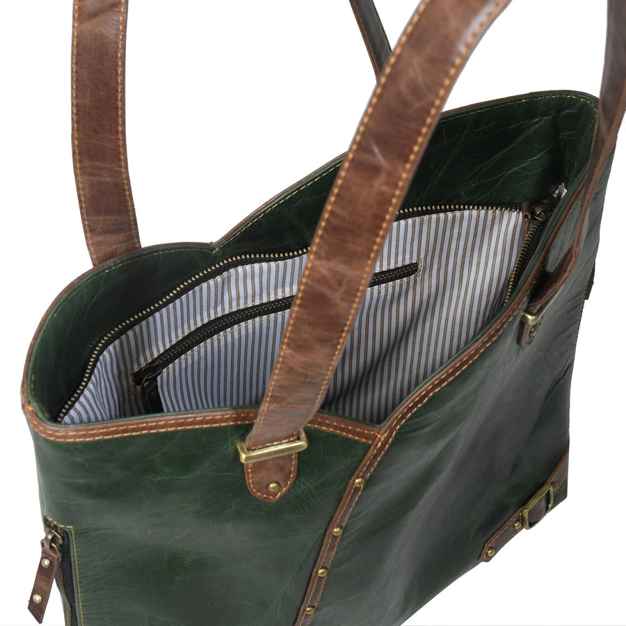 The Riley Handbag- Green - Glamourous Grace