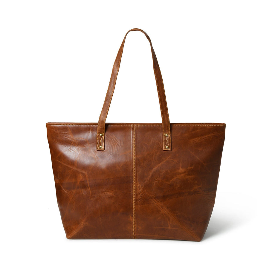 The Kim Tote Bag- Cocoa Brown - Glamourous Grace