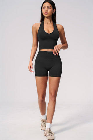 The New Allure Halter Top Shorts 2-Piece Set