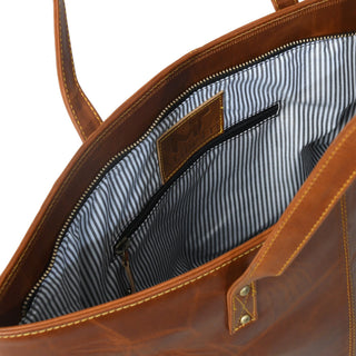 The Kim Tote Bag- Cocoa Brown - Glamourous Grace