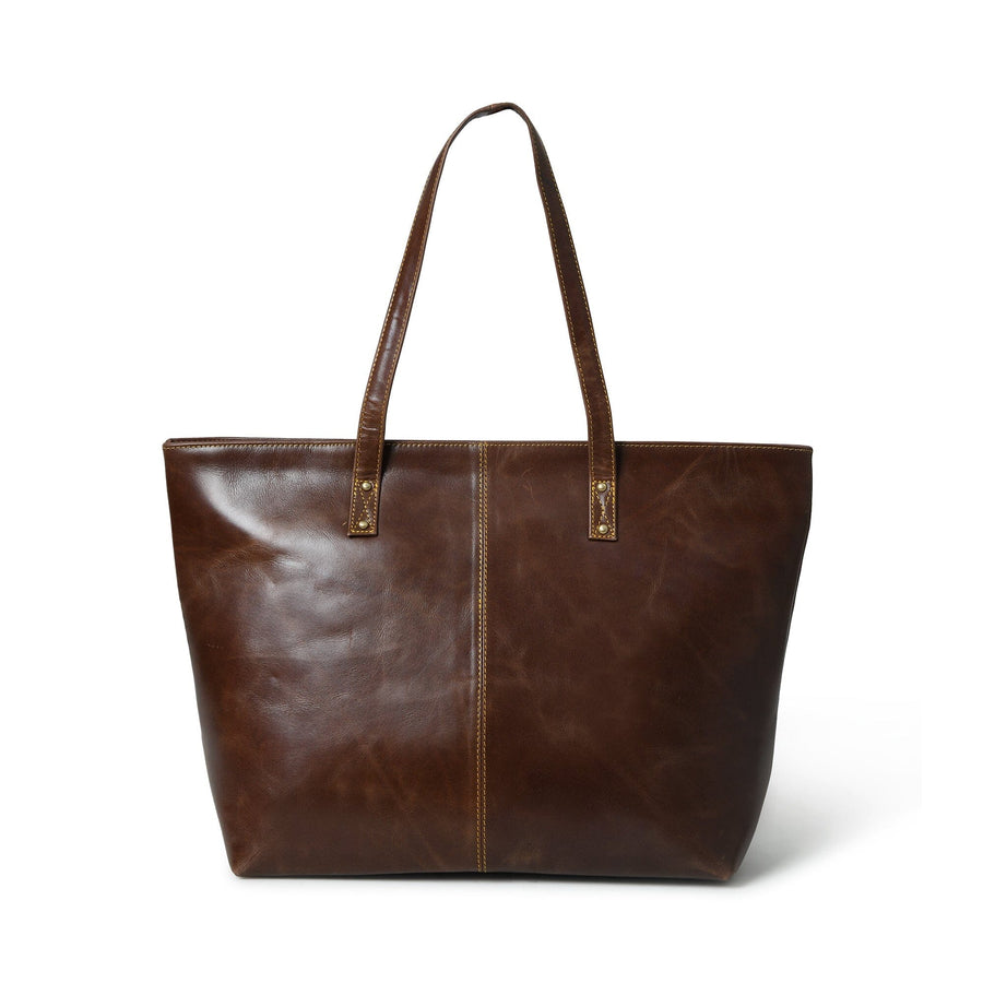The Kim Tote Bag- Dark Brown - Glamourous Grace