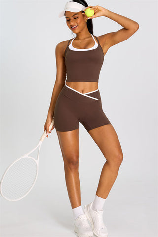 The Dwell Crop Top Shorts 2-Piece Set