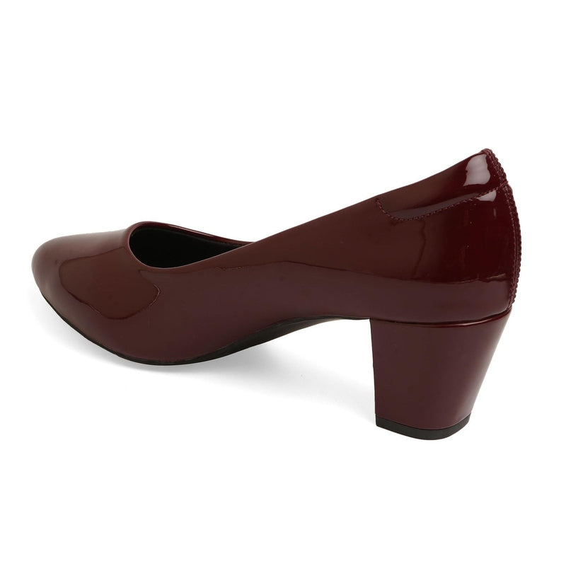 Adeline - Maroon Pumps - Glamourous Grace