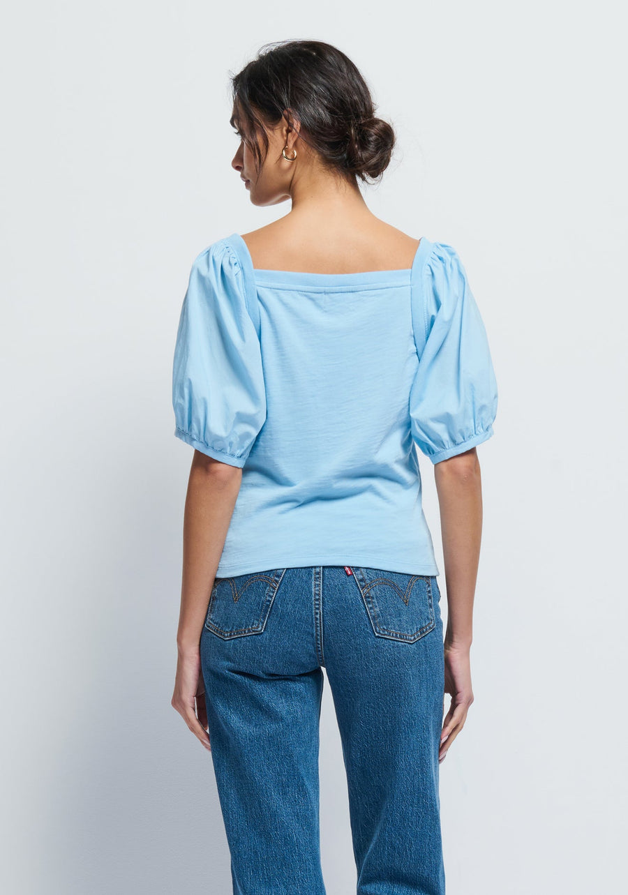 Nation LTD Naya Puff Sleeve Top - Glamourous Grace