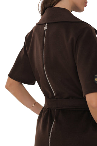 Elan Structured Short-Sleeve Coat