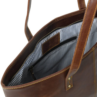 The Kim Tote Bag- Dark Brown - Glamourous Grace