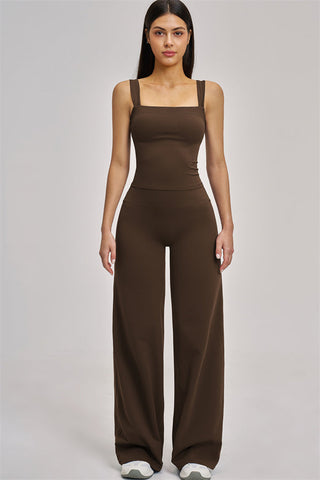 The Swoon Tank Top Flared Leggings 2-Piece Set
