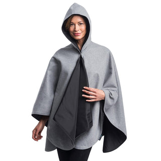 WarmCaper - Warm Pewter Grey - Reversible to Black Rainproof Side