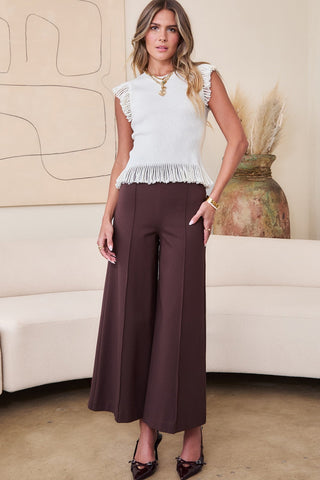Jules Wide Leg Ponte Pants