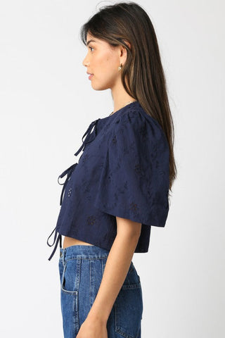 Ciera Tie Front Top - Glamourous Grace