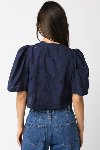 Ciera Tie Front Top - Glamourous Grace