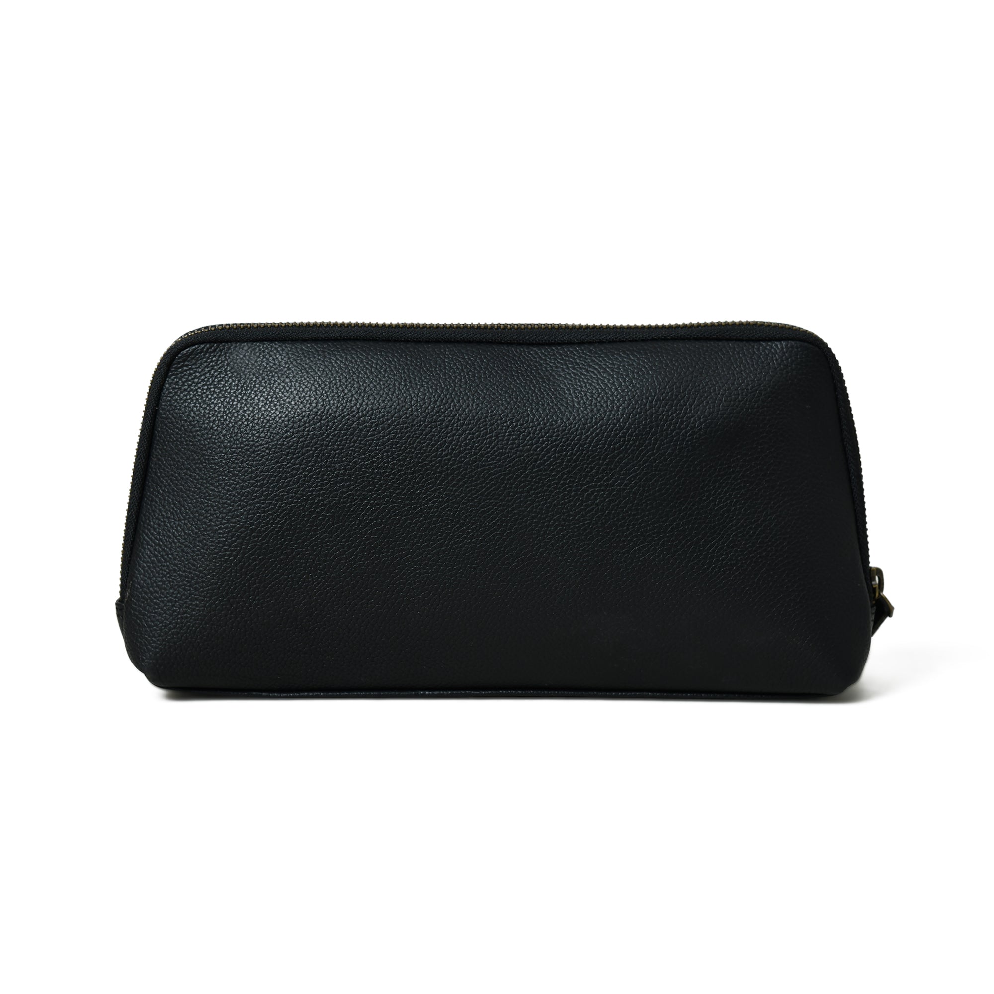 Classic Black Leather Clutch - Glamourous Grace