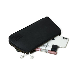 Classic Black Leather Clutch - Glamourous Grace