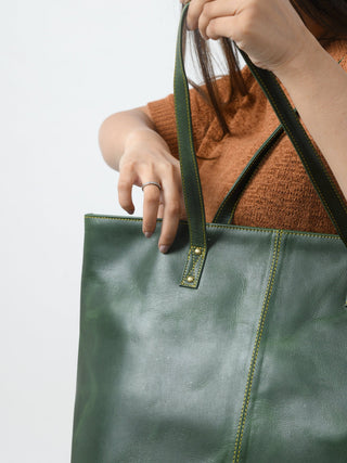 The Kim Tote Bag - Green - Glamourous Grace