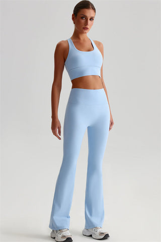The Brave Sports Bra Flared Leggings 2-Piece Set