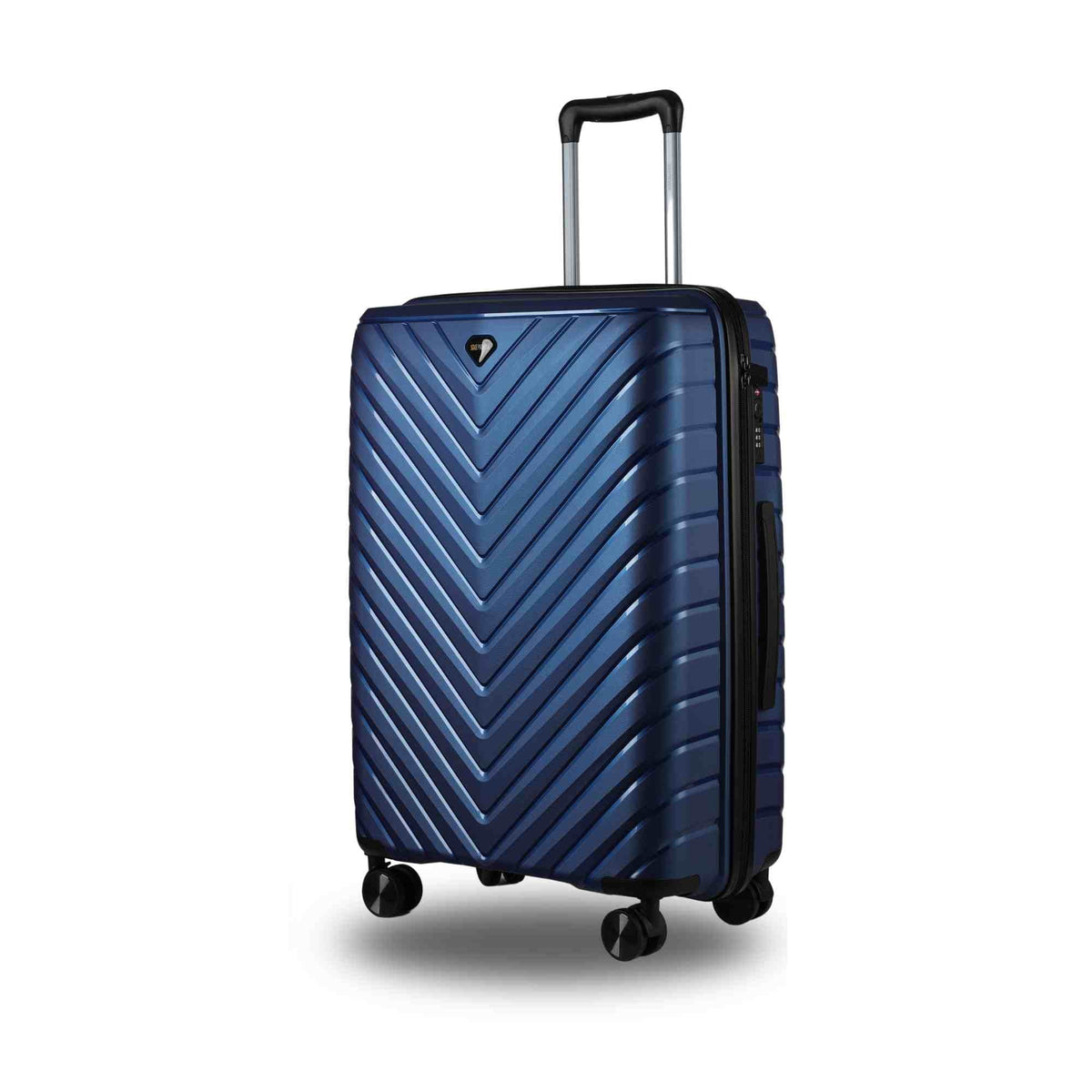 24-inch Blue Hardcase Roller Luggage - Glamourous Grace