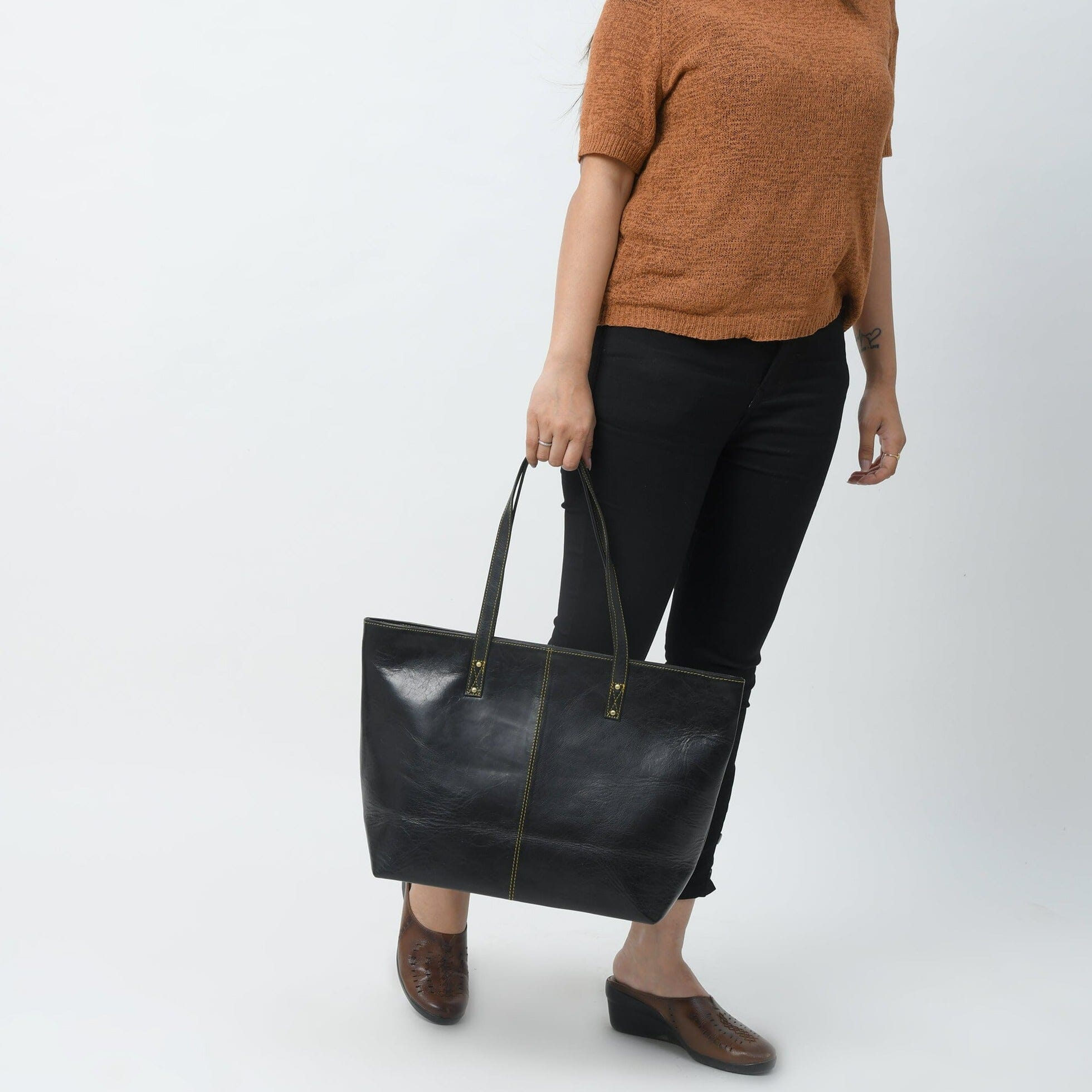 The Kim Tote Bag- Black - Glamourous Grace