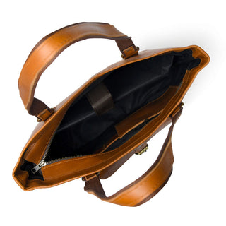 Classic Chic Genuine Leather Tote - Glamourous Grace