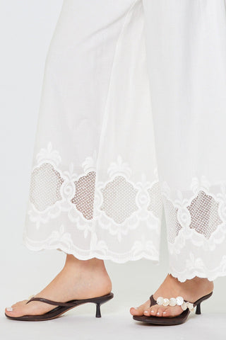 Layla Embroidered Wide Leg Pants - Glamourous Grace