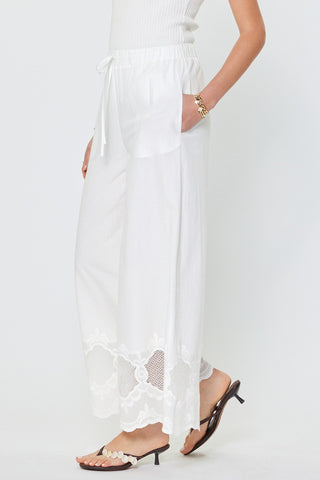 Layla Embroidered Wide Leg Pants - Glamourous Grace
