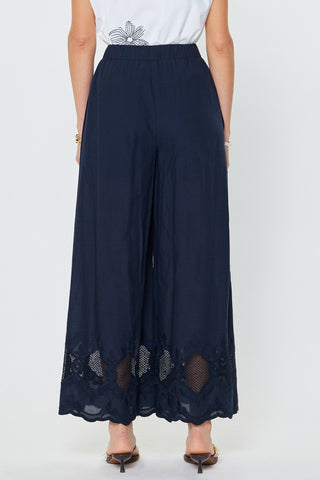 Layla Embroidered Wide Leg Pants - Glamourous Grace