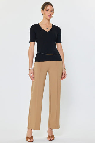 Anna Short Sleeve Knit Top