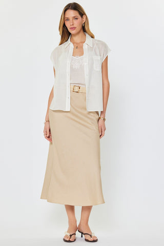 Yelena Short Sleeve And Lace Cami Top Set