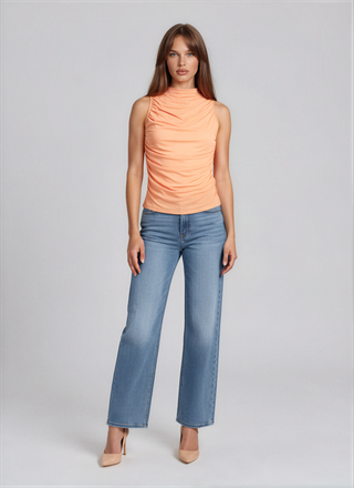 Tammi Ruched Mesh Tank Top - Glamourous Grace
