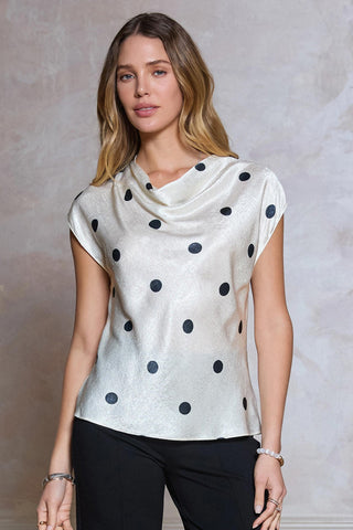 Kia Polka Dot Top - Glamourous Grace