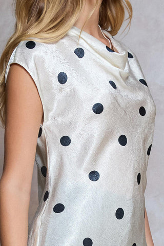 Kia Polka Dot Top - Glamourous Grace