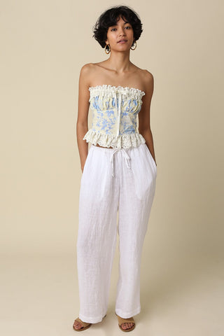 Savannah Strapless Floral Top - Glamourous Grace