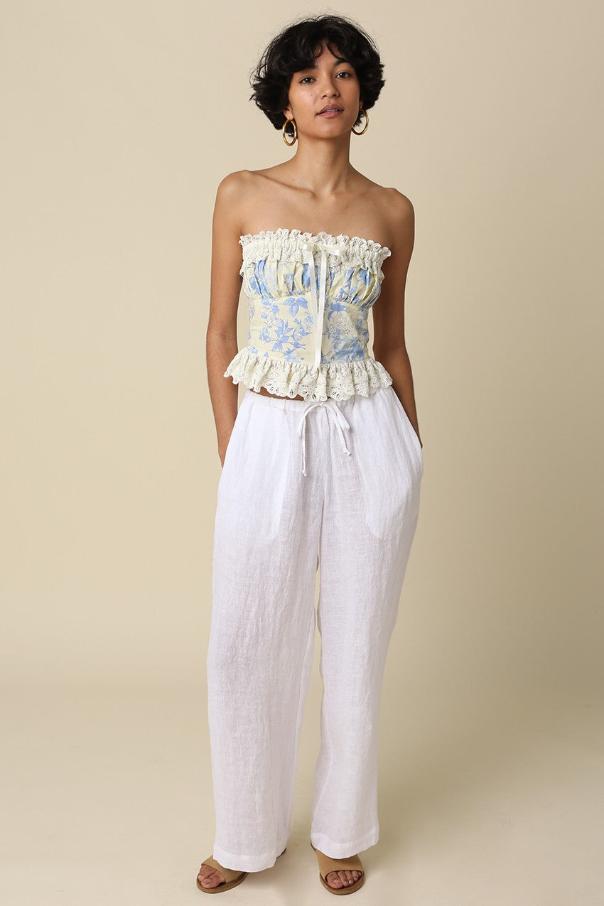 Savannah Strapless Floral Top - Glamourous Grace