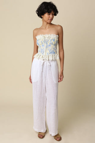 Savannah Strapless Floral Top - Glamourous Grace
