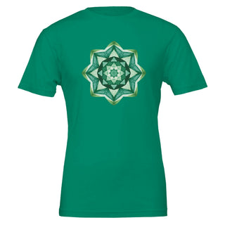 Emerald Sacred Geometry Mandela T-Shirt